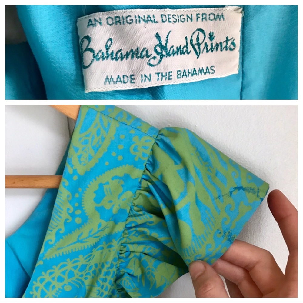 vintage 1960s empire waist maxi dress - Picture 6 of 7